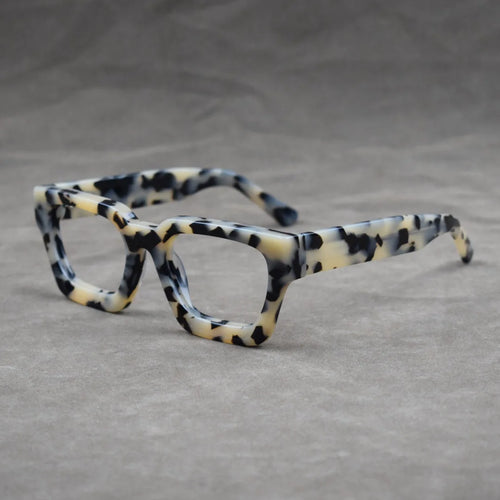 Thicken Acetate Reading Glasses Women Anti Blue Light Prescription Glasses