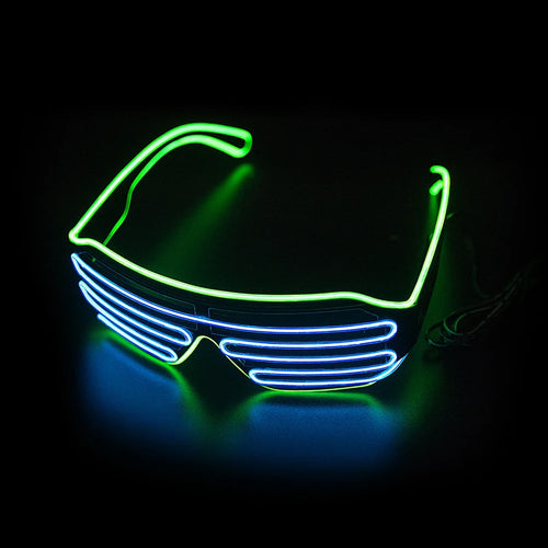 LED Glowing Glasses Gafas Luminous Bril Neon Christmas Glow Sunglasses
