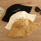 Fashion Women Cotton Bucket Hats Female Summer Autumn Sunscreen Fisherman Cap