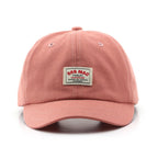 Stylish Red White Baseball Cap Short Visor for Women Summer Hat