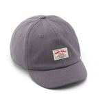 Stylish Red White Baseball Cap Short Visor for Women Summer Hat
