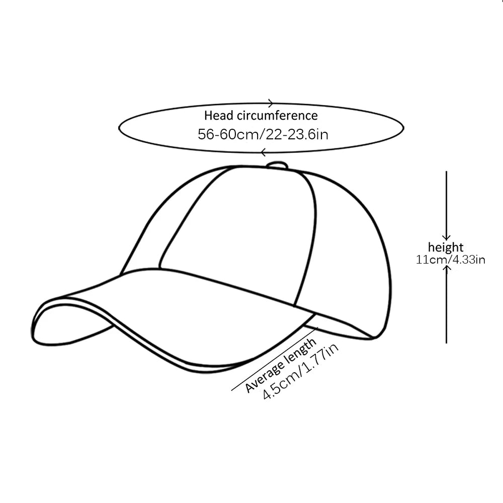 Stylish Red White Baseball Cap Short Visor for Women Summer Hat
