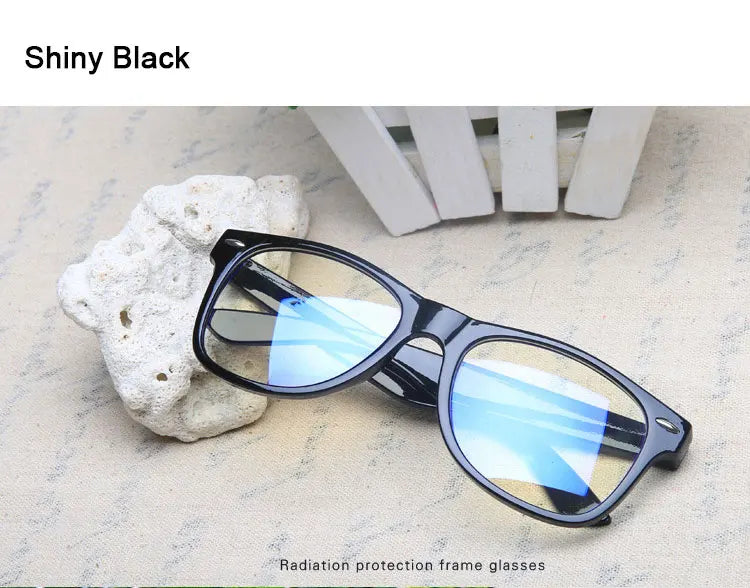 Glasses for The Computer Oculos de Grau Spectacle Frame for Men Women Transparent Eyeglasses Blue Coating Antireflective Anti UV