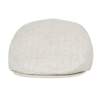 Flat Cap for Men Women Herringbone Linen Newsboy Lightweight Cap