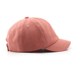 Stylish Red White Baseball Cap Short Visor for Women Summer Hat