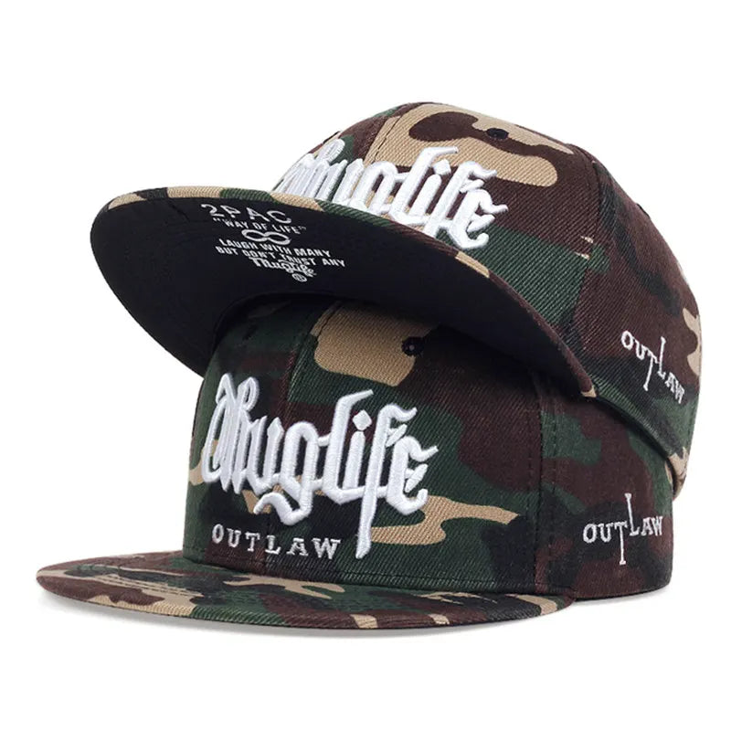 Fashion Fastball CAP Thuglife Embroidery Hiphop Baseball Cap S