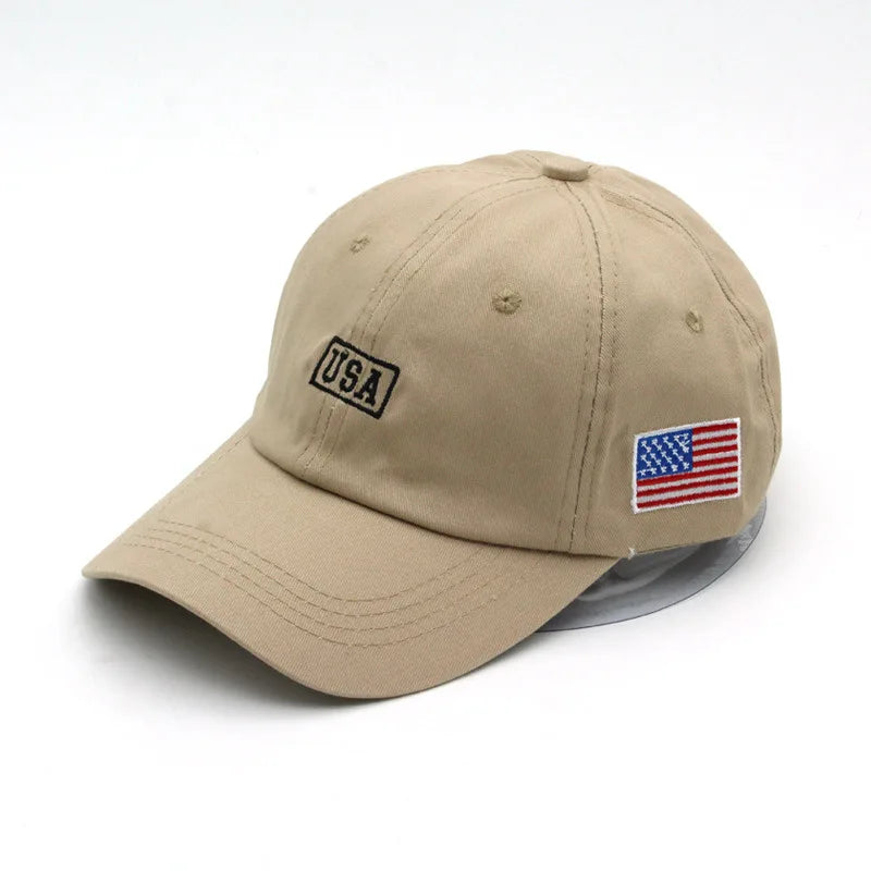 New American Flag USA Letters Embroidery Baseball Caps for Men And Women