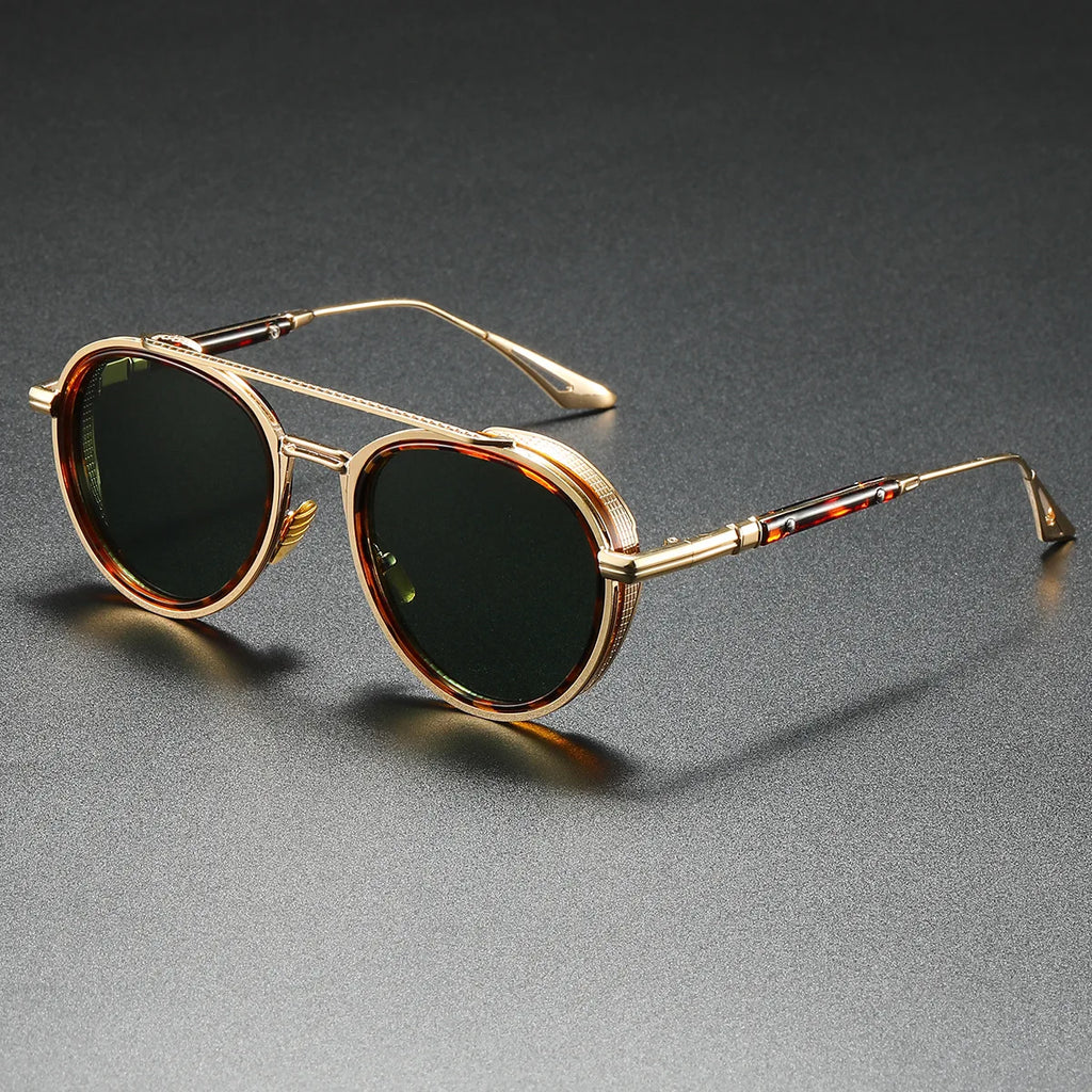 Luxury Round Men New Fashion Outdoor Shades for Driving Eyeglasses