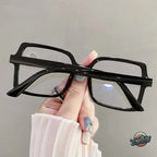 Women Glasses Anti Blue Light Glasses Oversized Vintage Glasses Computer Eyewear Full Frame Transparent Eye Protection Eyewear