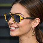 Light Frame Anti Blue Glasses Transparent Black Optical Glasse Women Men Square Eyewear Blocking eyeglasse Spectacle Eyeglasses