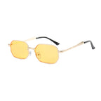 Luxury Narrow Sunglasses Fashion Rectangle Women Men Metal Brand Driving Shades Classic Oculos Masculino Glasses UV400