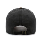 FS Vintage Green Brown Letter Baseball Cap For Men Washed Cotton Trucker Hat