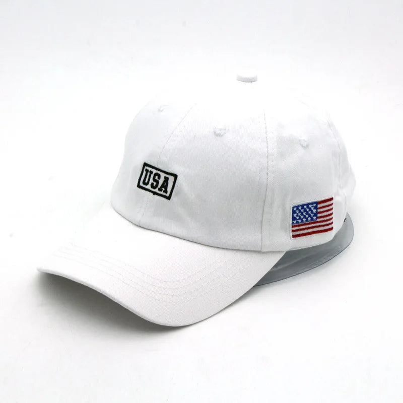 New American Flag USA Letters Embroidery Baseball Caps for Men And Women
