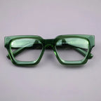Luxury Thicken Acetate Reading Glasses Men Women Anti Blue Light Prescription Glasses Myopia Hyperopia Oversized Square Eyewear