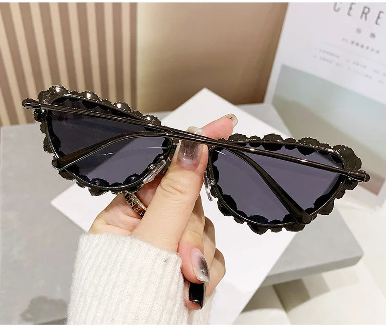 Luxury Design Cat Eye Sunglasses Women Men Fashion Vintage Brand Sun Glasses Metal Frame Driving Eyeglasses Uv400 Gafas De Sol
