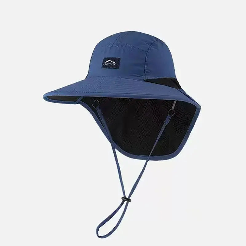 Wide Brim Waterproof Quick-drying Panama Caps Outdoor Visor Bucket Hats