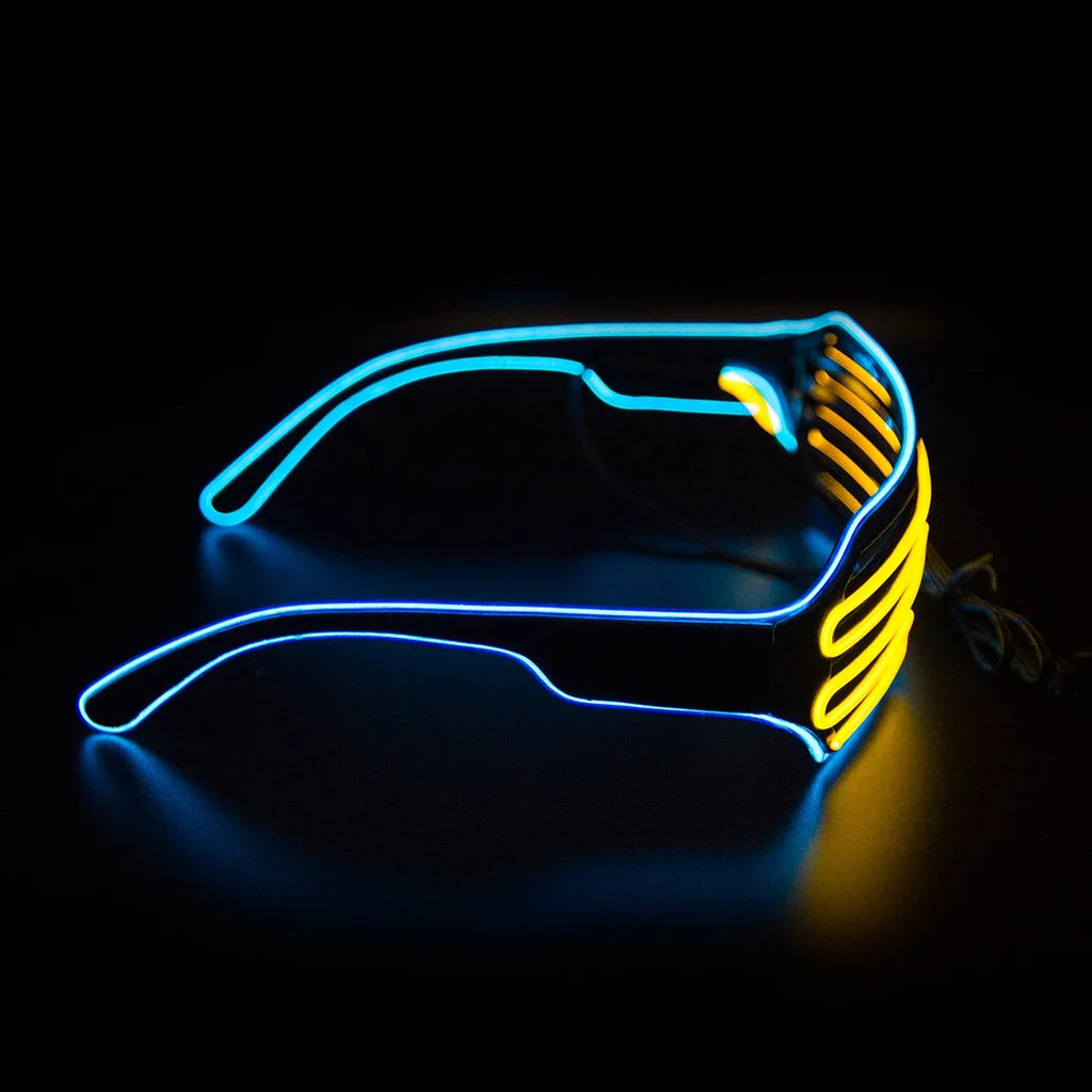 LED Glowing Glasses Gafas Luminous Bril Neon Christmas Glow Sunglasses