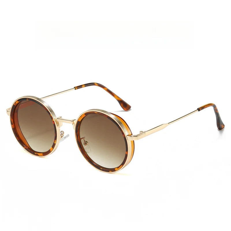 Luxury Designed Sunglasses Women Men Unisex Brand Quality Round Glasses Retro Styles Street Shopping Photography Eyepieces