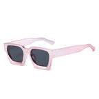 Luxury Brand Design Square Vintage Big Frame Punk Hip Hop Sunglasses