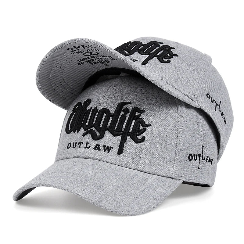 Fashion Fastball CAP Thuglife Embroidery Hiphop Baseball Cap S
