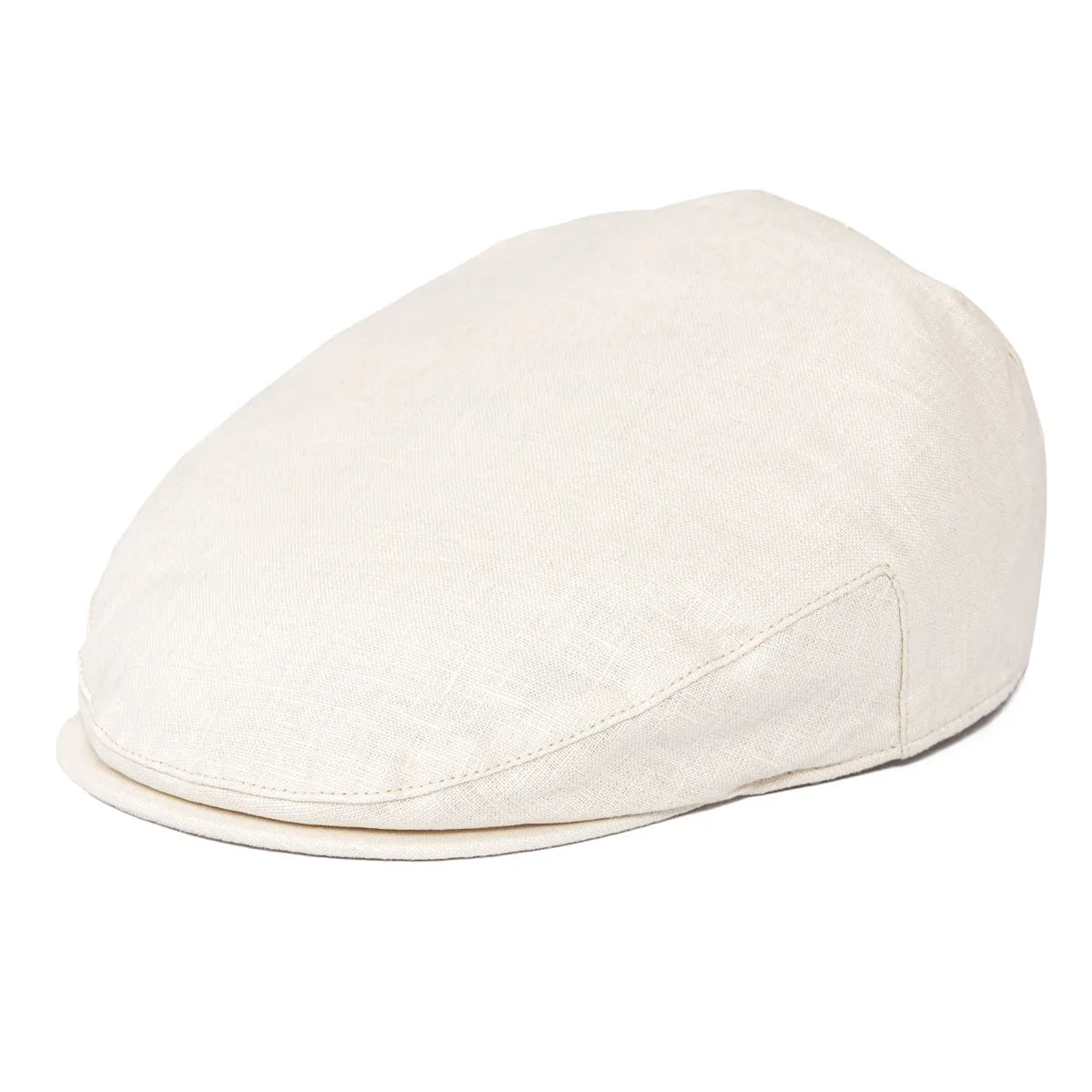 Flat Cap for Men Women Herringbone Linen Newsboy Lightweight Cap