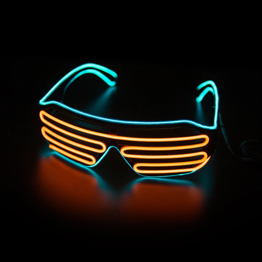 LED Glowing Glasses Gafas Luminous Bril Neon Christmas Glow Sunglasses