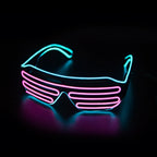 LED Glowing Glasses Gafas Luminous Bril Neon Christmas Glow Sunglasses