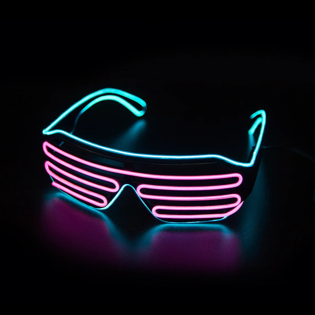 LED Glowing Glasses Gafas Luminous Bril Neon Christmas Glow Sunglasses