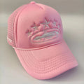 Fashionable and simple star-embroidered sponge baseball caps, men's and women's