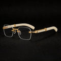 Luxury Rimlesss Sunglasses Women Men Fashion Square Clear Lens Sun Glasses Brand Eyeglasses Travel Driving Eyewear