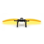Polarized Sunglasses Clip Night Antiglare Drive Fishing Skiing Yellow Grey L Unisex
