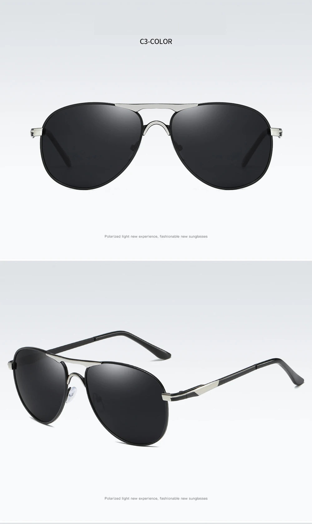Luxury Polarized Sunglasses Men Women Driving Fishing Retro Sun Glasses Brand Designer Male Metal Sunglasses For Man UV400