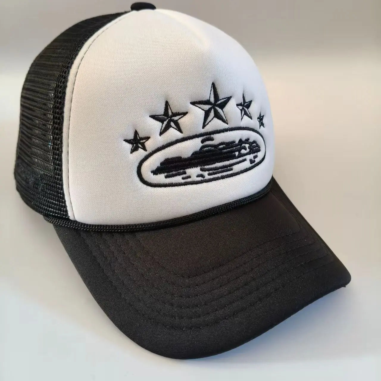 Fashionable and simple star-embroidered sponge baseball caps, men's and women's