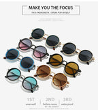 Luxury Designed Sunglasses Women Men Unisex Brand Quality Round Glasses Retro Styles Street Shopping Photography Eyepieces