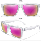 Luxury Square Vintage Polarized Cycling Sunglasses Men Women Fashion Travel Driving Fishing Sun Glasses Male Eyewear UV400