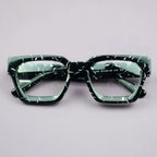 Luxury Thicken Acetate Reading Glasses Men Women Anti Blue Light Prescription Glasses Myopia Hyperopia Oversized Square Eyewear