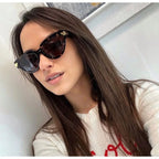 Samjune Cat Eye Fashion Vintage Sunglasses Leopard Glasses Eyewear Shades