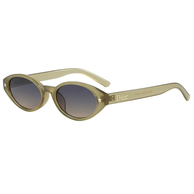 Retro sunglasses, big brand women's fashion glasses
