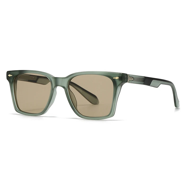 Luxury Square Sunglasses Men Women Retro Business Sun Glasses