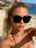Classic Plastic Cat Eye Women's UV Protection, For Driving, Outdoor Sunglasses,
