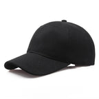 Black Cap Solid Color Baseball Cap Snapback Caps Casquette Hats Fitted  Hats for  Men & Women