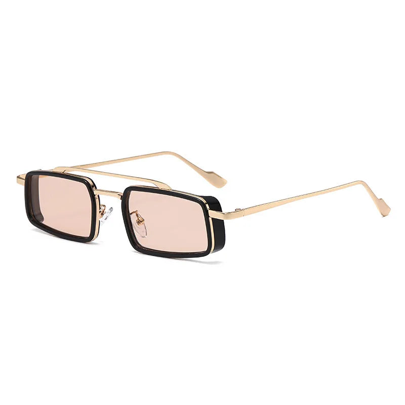 Trend Double-rail Sun Glasses - Fashionable, Business-style, Uv-resistant, Small Frame