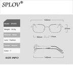 Luxury Narrow Sunglasses Fashion Rectangle Women Men Metal Brand Driving Shades Classic Oculos Masculino Glasses UV400