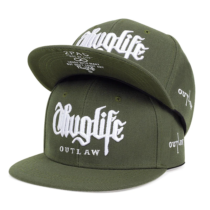 Fashion Fastball CAP Thuglife Embroidery Hiphop Baseball Cap S