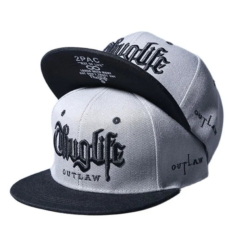 Fashion Fastball CAP Thuglife Embroidery Hiphop Baseball Cap S