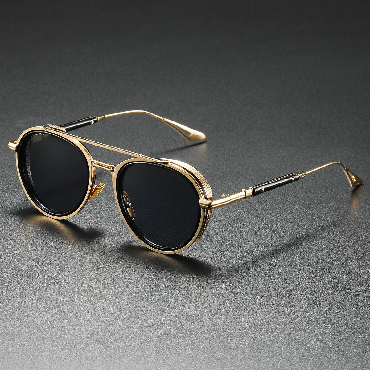 Luxury Round Sunglasses Men New Fashion Outdoor Shades for Driving Women Eyeglasses Trendy Vintage Brand Design UV400Sun Glasses