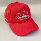 Fashionable and simple star-embroidered sponge baseball caps, men's and women's