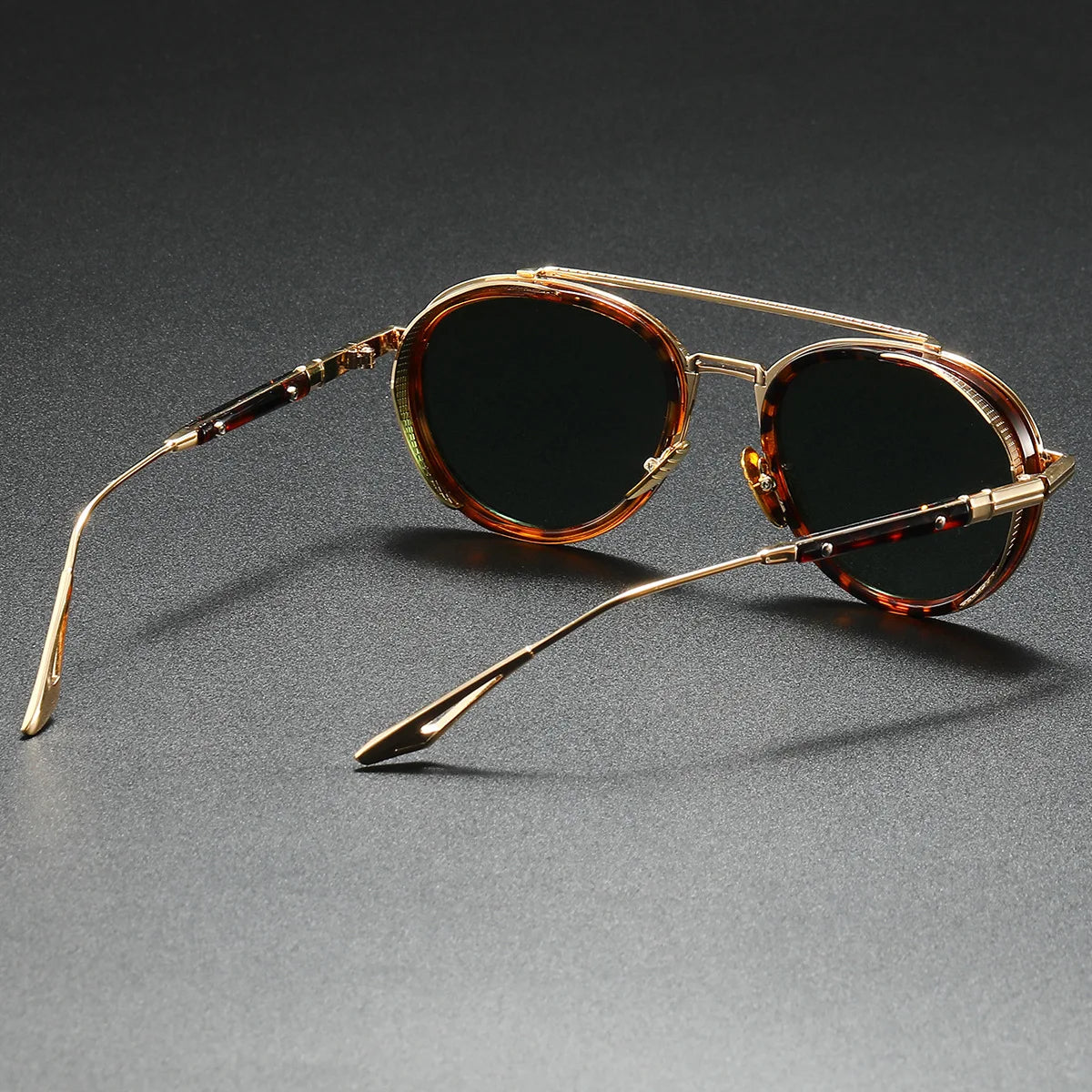 Luxury Round Men New Fashion Outdoor Shades for Driving Eyeglasses