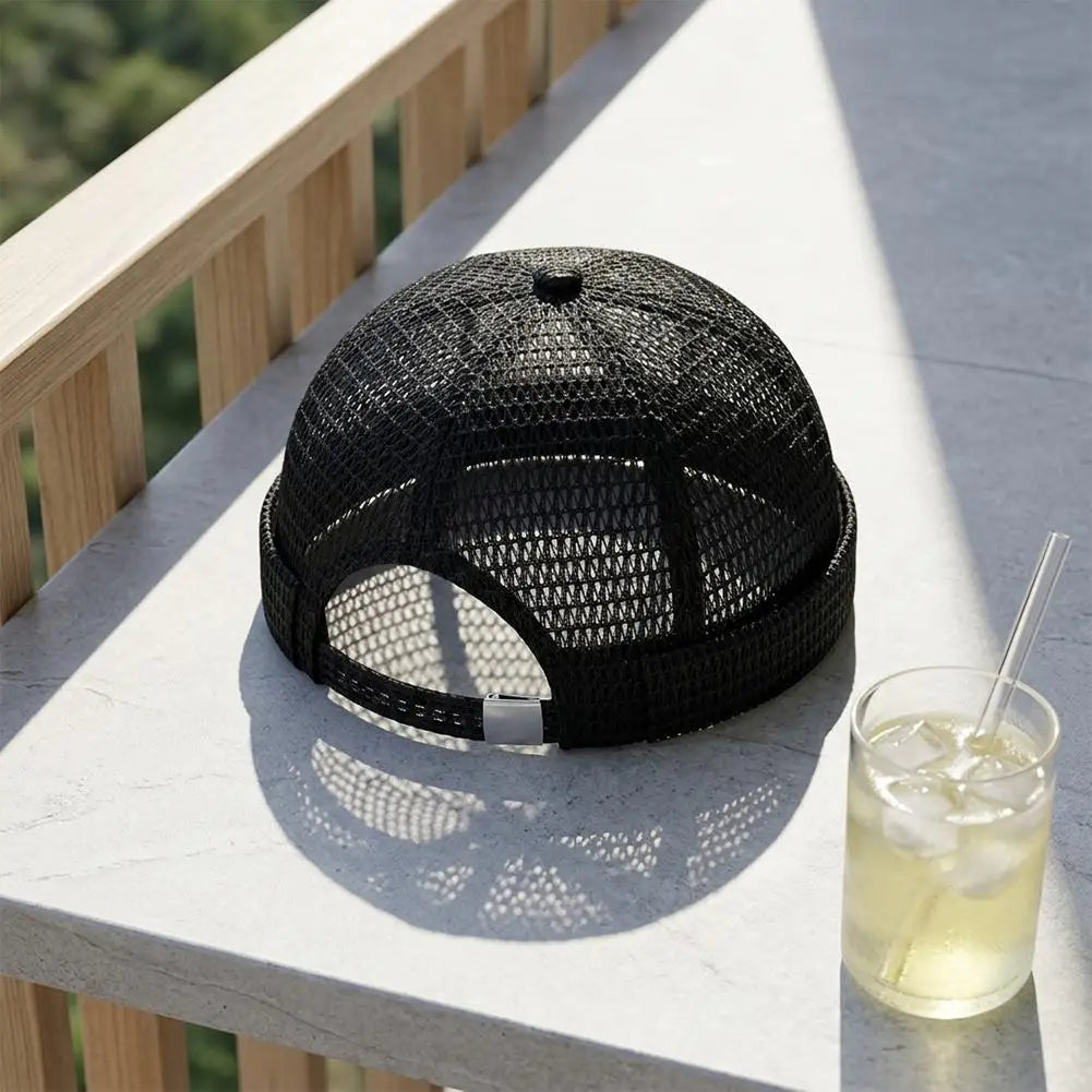 Summer Mesh Brimless Docker Cap