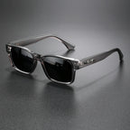 Retro Punk Fashion Sunglasses - Square Protective Frame, UV400 Unisex for Outdoor Adventures & Casual Style